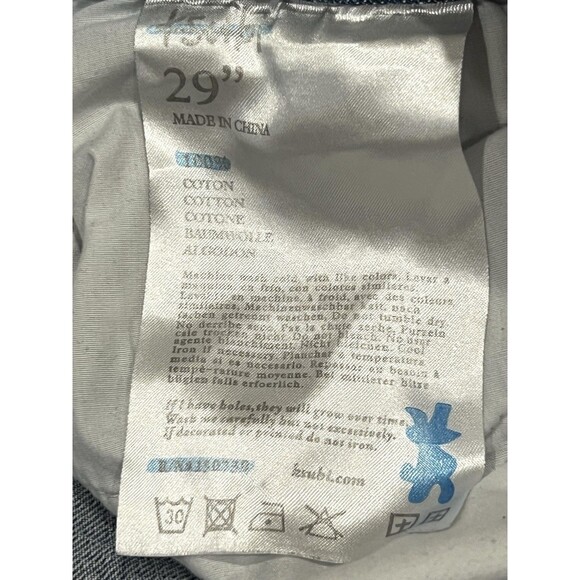 Ksubi Men Blue Jeans Slim Pin Fit Denim Medium Wash Size US 29 - Picture 12 of 13